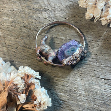 Load image into Gallery viewer, Cat and Amethyst Stalactite Inner Beast Pendant
