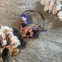 Load image into Gallery viewer, Elephant and Amethyst Inner Beast Pendant
