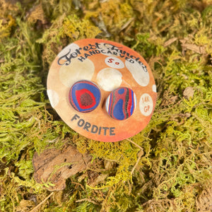 Fordite Stud Earring