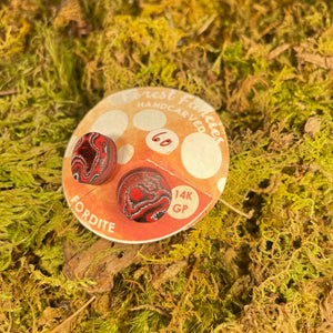 Fordite Stud Earring