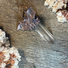 Load image into Gallery viewer, Bat and Quartz Inner Beast Pendant
