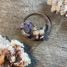 Load image into Gallery viewer, Cat and Amethyst Stalactite Inner Beast Pendant

