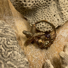 Load image into Gallery viewer, Starfish and Amethyst Inner Beast Pendant
