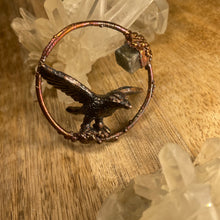 Load image into Gallery viewer, Crow and Tourmaline Inner Beast Pendant
