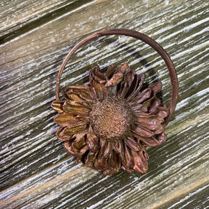 Chrysanthemum Real Copper Plated Flower Pendant