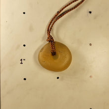 Load image into Gallery viewer, Beach Tumbled Agate Hand Carved Big Bead Pendant
